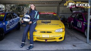 Ashleigh Cove Excel Race driver in Perth WA
