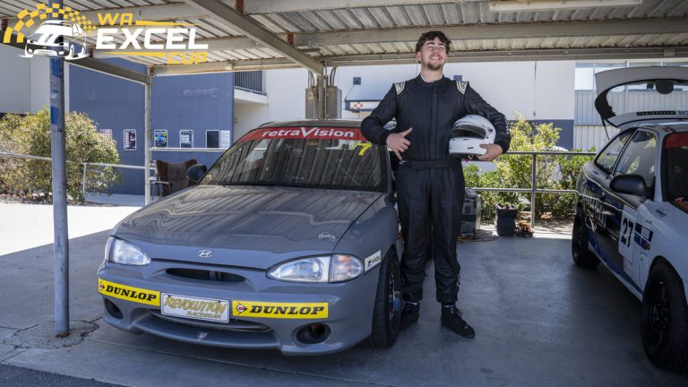 Jack Caiulo Excel Race driver in Perth WA