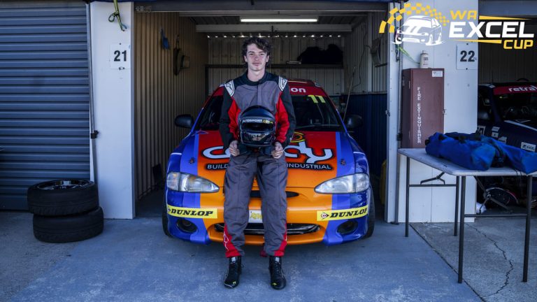 Noah Byrne Excel Race driver in Perth WA